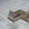 Ekena Millwork Chevron Boat Wood Mosaic Wall Tile, Natural Finish, 11 7/8"W x 11 7/8"H x 3/8"P WPW12X12CVMENA - alternate 6